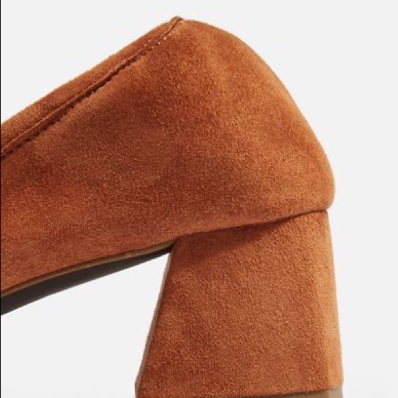 Topshop Suede Block Heels - Picture 4 of 5